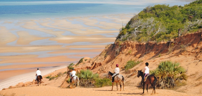 voyage à cheval au mozambique