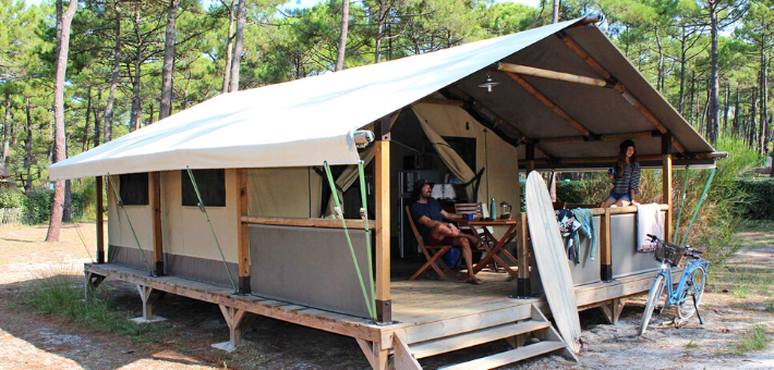 Lodge de charme - camp Surf et Yoga sur la côte atlantique