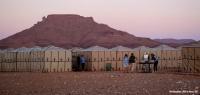 Bivouac fixe dans le désert marocain - Zen&go