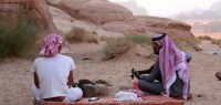 Bivouac dans le Wadi Rum en Jordanie