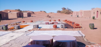 Bivouac fixe dans le désert au Maroc - Zen&go 