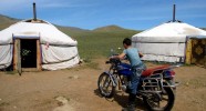 Yourte d'hôte en Mongolie