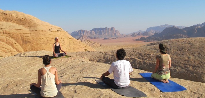 Jours 4 à 7. Désert du Wadi Rum - Yoga & Méditation