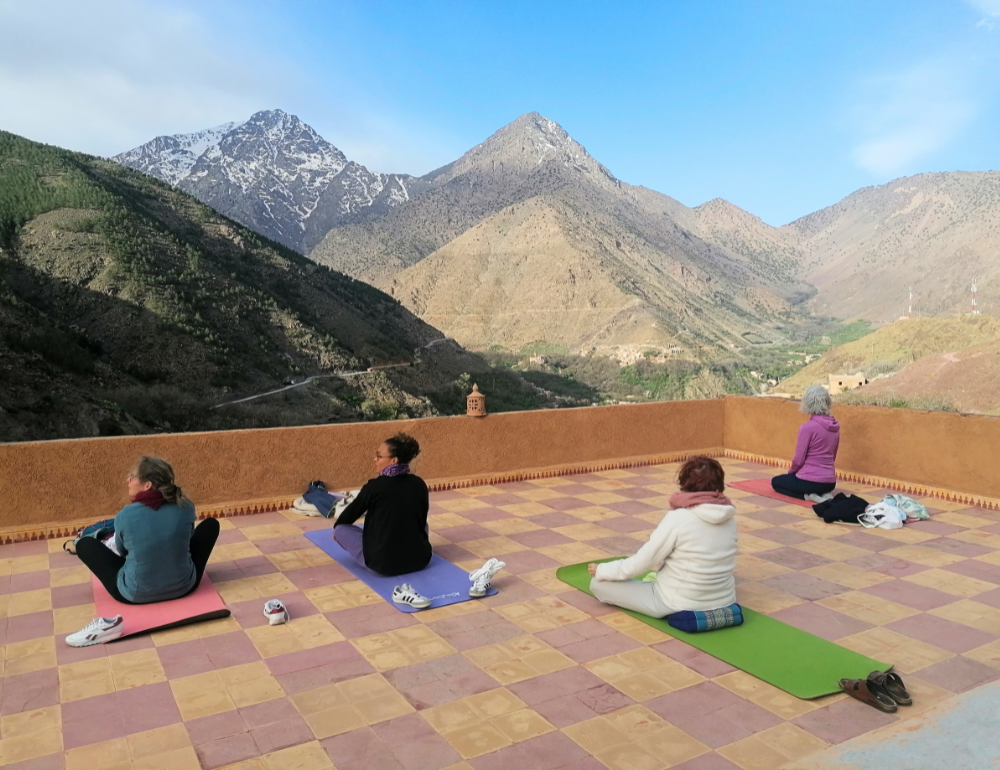 Yoga, Randonnée et Ayurveda dans le Haut-Atlas au Maroc avec Jérôme Froment 