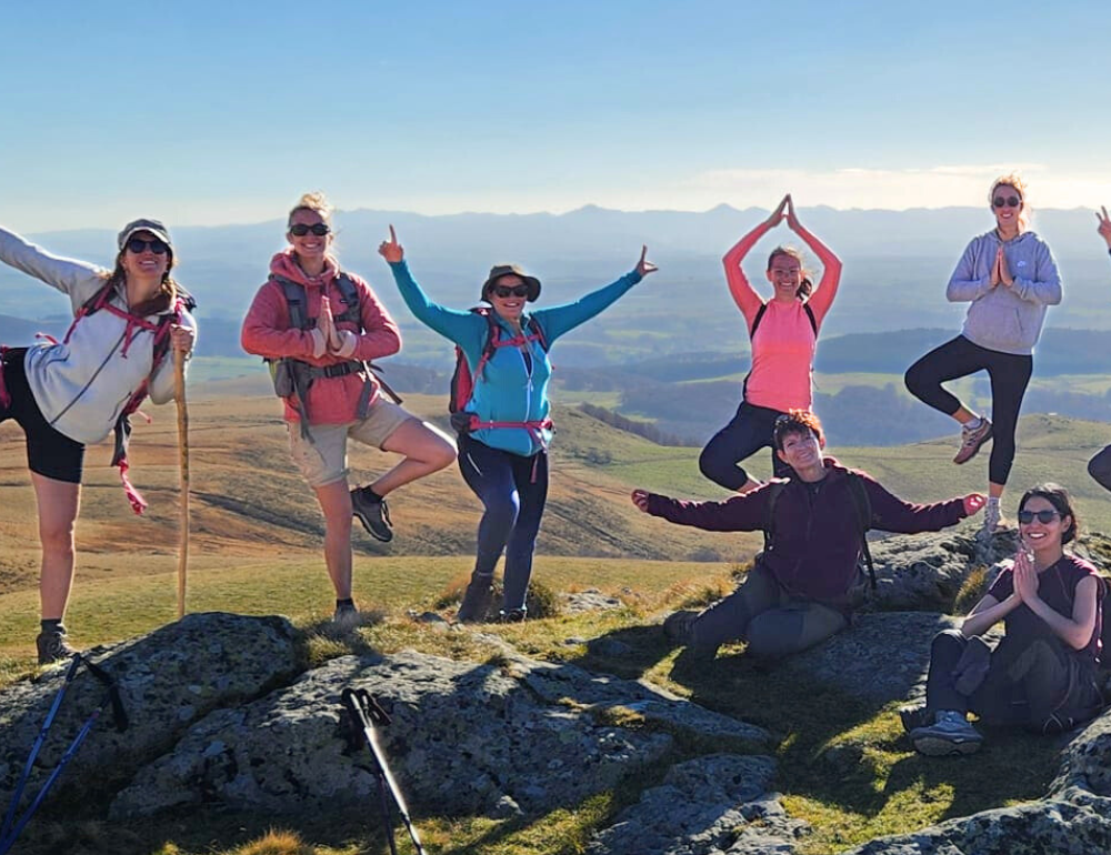 S&eacute;jour randonn&eacute;e bien-&ecirc;tre, yoga et canikart en Auvergne