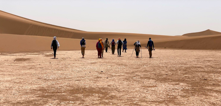 Randonnée Trek, yoga & bien-être dans le désert du Sahara au Maroc - Zen&go