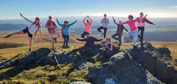 Séjour randonnée bien-être, yoga et canikart en Auvergne - Zen&go